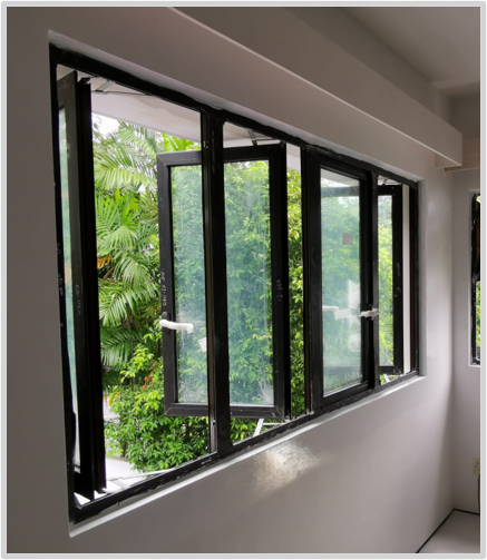 FN52C Outward Opening Window Black